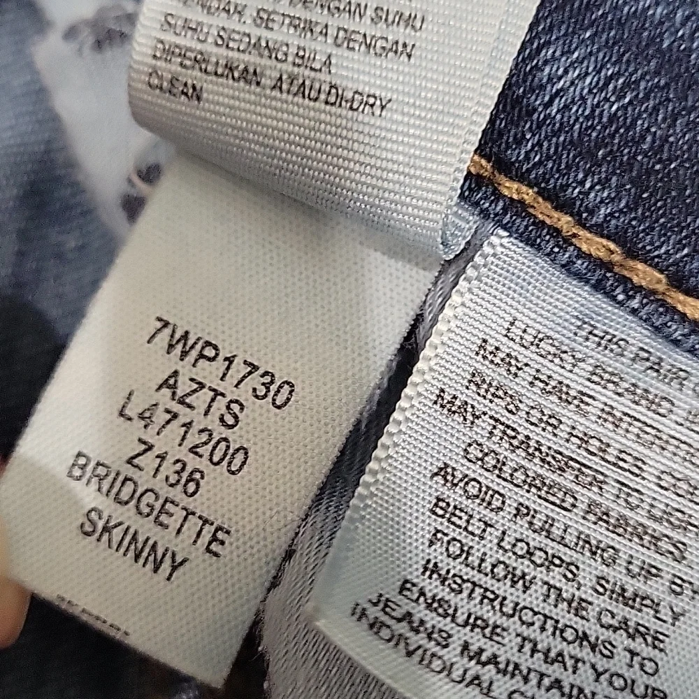 Lucky Brand Bridgette Skinny Jeans Size 4/27A - Picture 8 of 8